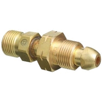 Thumbnail for Brass Cylinder Adaptors, CGA-510 POL Acetylene To CGA-300 Commercial Acetylene
