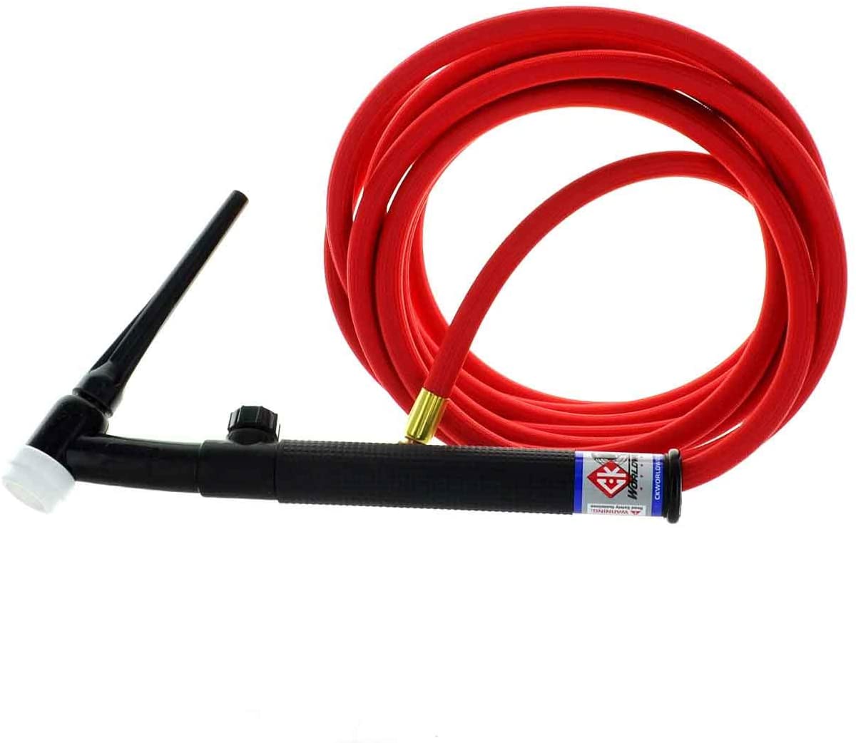 CK Worldwide | TIG Torch #17 Style w/ gas valve - (CK17V-25-RSF FX) W/ 25ft. Super Flex hose