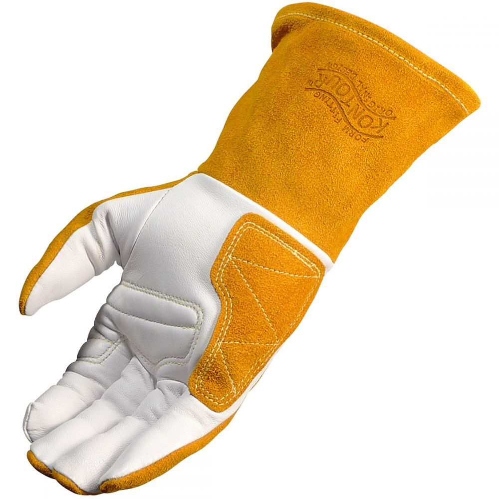 Caiman 1540-Premium Goat Grain Unlined Palm TIG/Multi-Task Welding Gloves