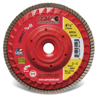Thumbnail for CGW Plastic Backing Flap Discs with Internal 5/8-11 Threads 4 1/2