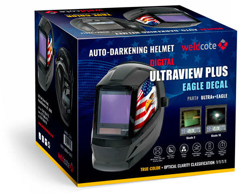 Weldcote Ultra-View Plus Eagle Auto-Darkening Welding Helmet True Color