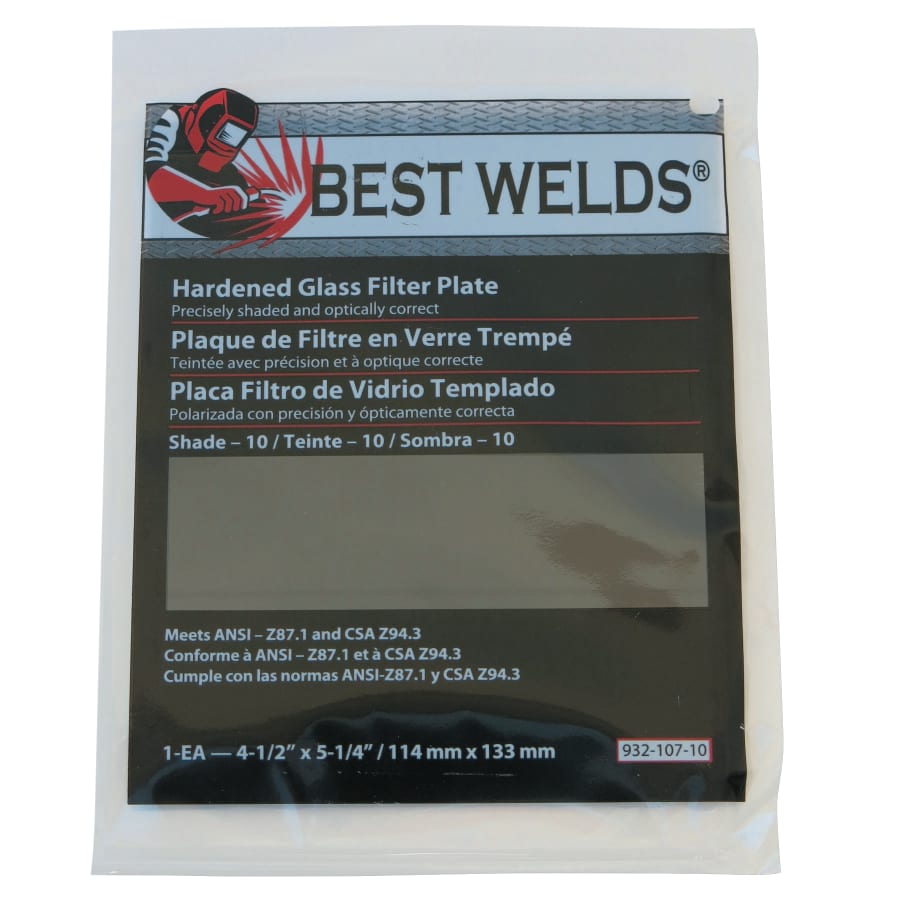 Best Welds Glass Filter Plate 4-1/2" x 5-1/4" Shade 13