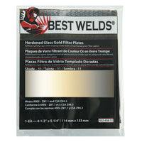 Thumbnail for Best Welds Gold Coated Polycarbonate Lense Filter Plate 4-1/2