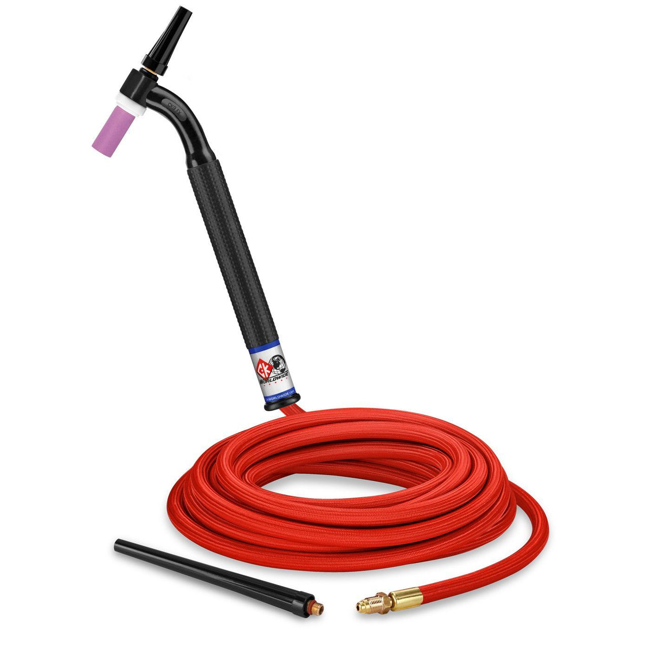 CK Worldwide | TIG Torch #9 - 2 Series Flex Head (Gas Cooled) (CK9-25-RSF FX) W/ 25 ft. Super Flex Cable