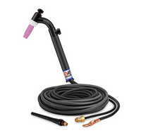 Thumbnail for CK Worldwide 150A 17-Style 2-Piece TIG Torch w/ Valve and 25ft. SuperFlex Cable