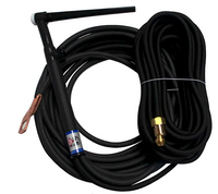 Thumbnail for CK Worldwide 130A 9-Style 2-Piece TIG Torch w/ Valve and 25ft. SuperFlex Cable
