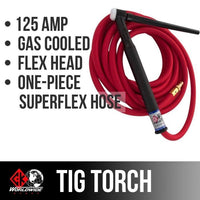 Thumbnail for CK Worldwide | TIG Torch #9 - 2 Series Flex Head (Gas Cooled) (CK9-25-RSF FX) W/ 25 ft. Super Flex Cable